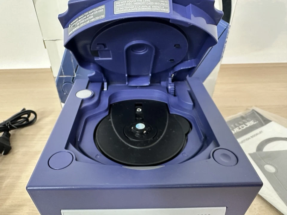 Nintendo GameCube Indigo Purple Console - USA - CIB Complete In Box - DOL-001 - Image 4 of 4