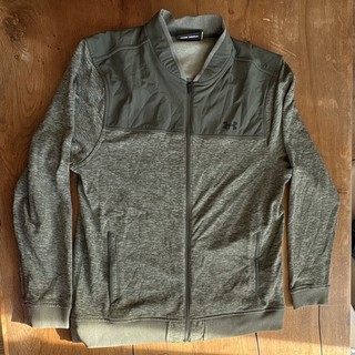 Under Armour Herren Trainingsjacke Stehkragen Reißverschluss Grün/Grau LG/G