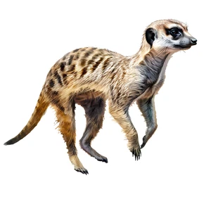 Meerkat Self Adhesive Vinyl Sticker