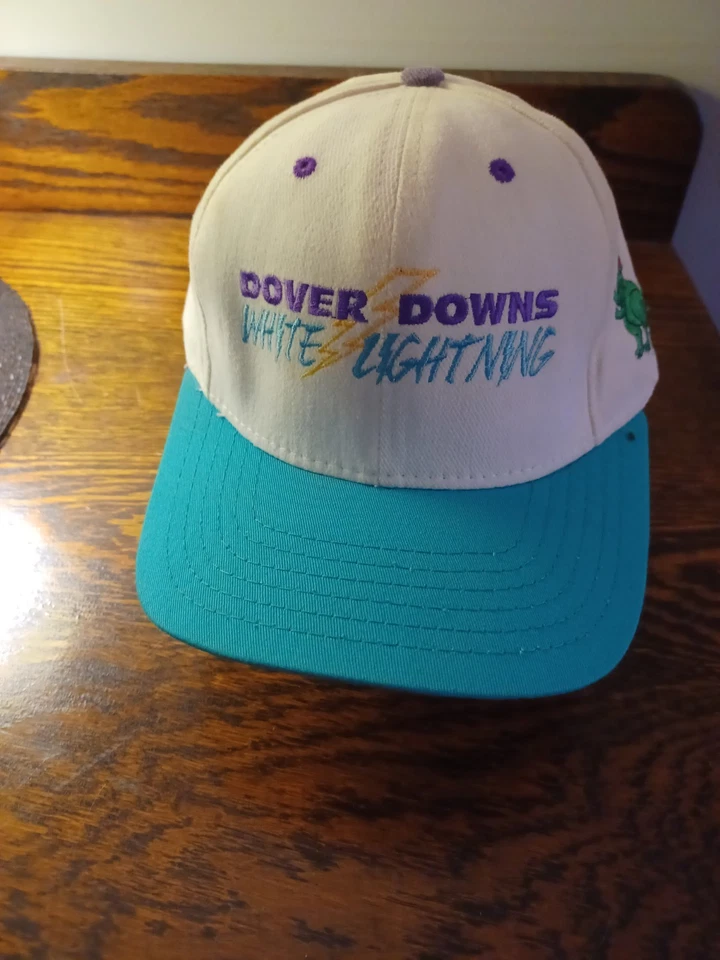 Dover Downs White Lightning Monster Mile Cap Hat - Image 2 of 4