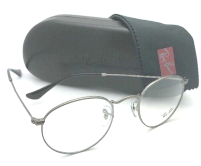 Ray Ban round lグレー RB3447v New Ray-Ban Reading Glasses RB 3447-V 2620 47-21 Gunmetal Round