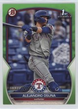 2023 Bowman Prospects Neon Green 112/399 Alejandro Osuna #BP-131 02d2