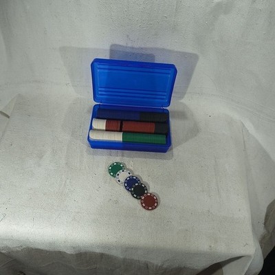 Poker Chips 42 Red,43 White, 46 Green, And 49 Blue Clay Composite  Suited Edge