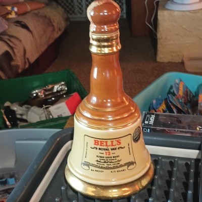 Bell's Royal Vat 12 Scotch Whisky Advertising Bottle Decanter, Original