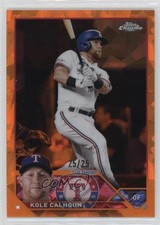 2023 Topps Chrome Sapphire Edition Orange 25/25 Kole Calhoun #512 i6j
