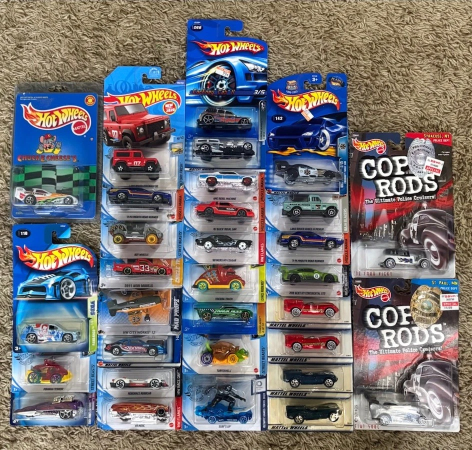 ホットウィール Cop Rods 緊急車両 ミニカー 楽天市場】ホットウィール コップロッズ COP RODS 8台セット（HW-4）KB