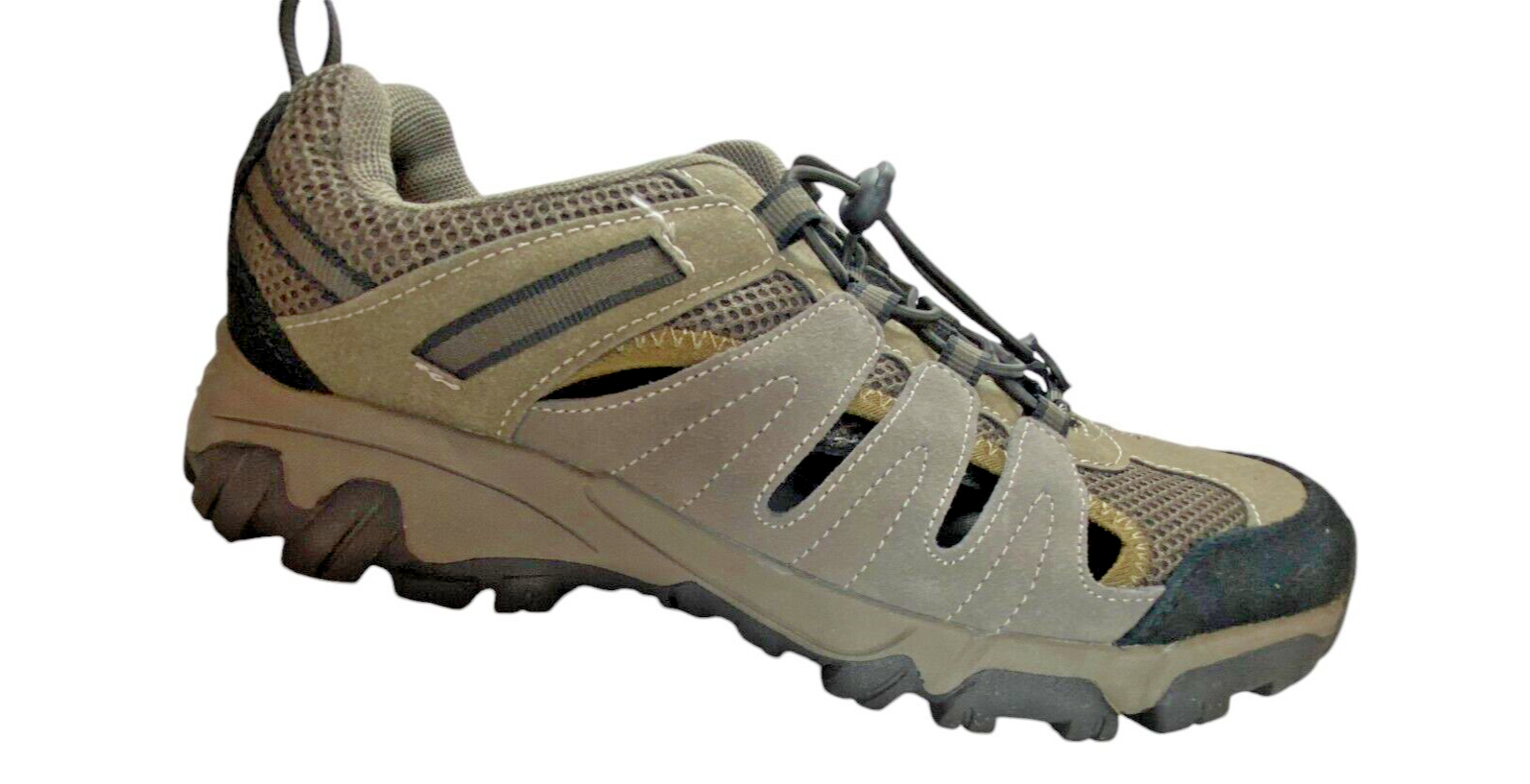 SAOLA Scarpe da trekking Rockport Faulkner Shandal in pelle a rete da uomo US 9M EUC