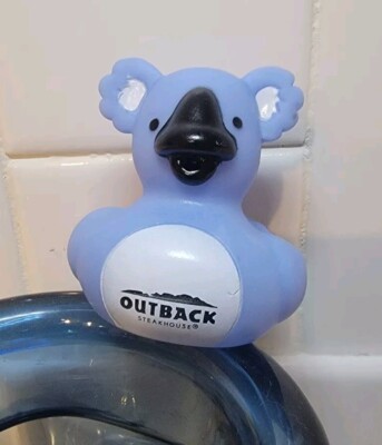 Outback Steakhouse Exclusive Blue Koala Bear Rubber Duck