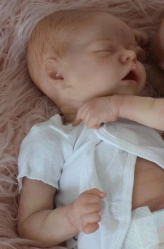 45.7cm Baby Lebensechte Silikon Körper Realistische Twins Reborn Puppe Weich Boy - Bild 7 von 9
