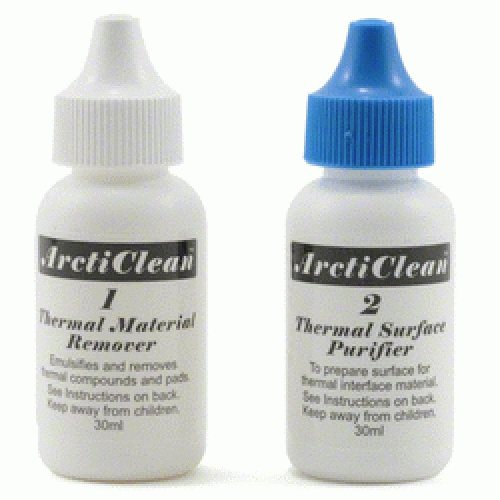 Arctic Silver Arcti Clean 60ml Parts 1 & 2 (2 x 30ml) - Twin 60 ML Kit Set - Picture 4 of 6