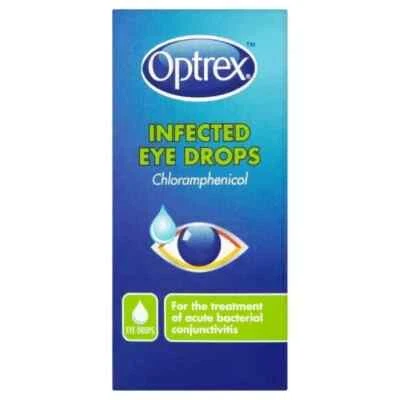 Optrex Infected Eye Drops - Treatment of Acute Bacterial Conjunctivitis - 10ml