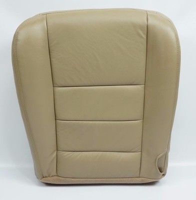2003 2004 2005 Ford F250 F350 Driver Top & Bottom Cloth Seat Cover Pebble Tan