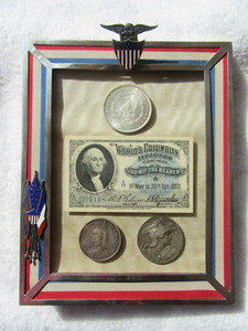WWII PATRIOTIC*UDALL & BALLOU *1896 MORGAN*1893 WORLD'S EXPO*1887 GB*1853 FRANCE