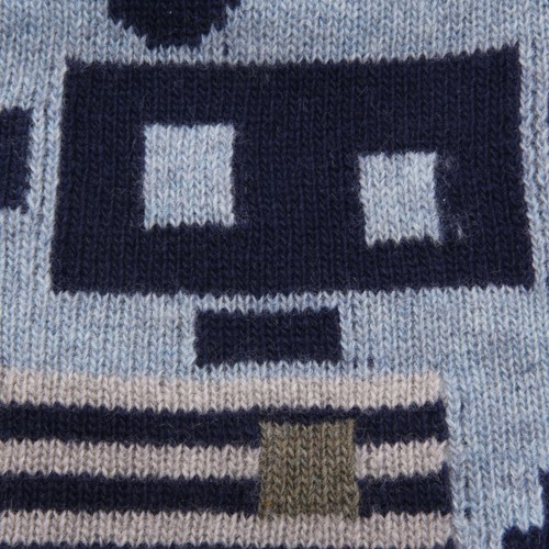 6632AC maglione bimbo boy IL GUFO light blue wool sweater kid - Picture 3 of 4