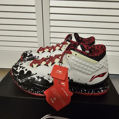 Li-Ning Way of Wade WOW 3 Men's Size 11 305 Drip With Matching Socks DS BNIB