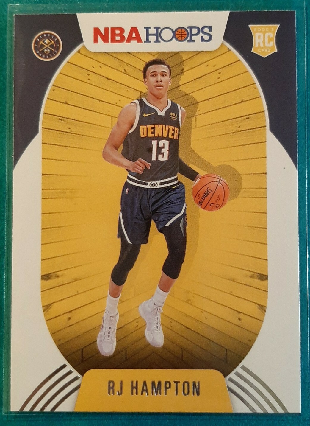 2020-21 NBA HOOPS RJ HAMPTON ROOKIE #239 DENVER NUGGETS