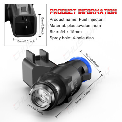 8PCS Brand New GM Fuel Injectors For GMC Chevrolet 4.8L 5.3L 12613411 - Foto 5