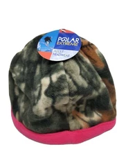 Polar  Extreme Polyester Beanie Camo and Pink