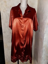 Sophia s by Delicates Robe House Coat Orange Sz L
