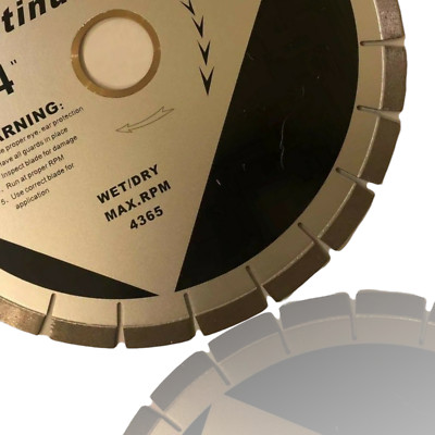 2 Pack 14 inch Saw Blade Granite Engineered Stone Marble Concrete Silent Core