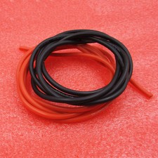 14 AWG Gauge Wire Flexible Silicone Stranded Copper Cables For RC Black Red 2M