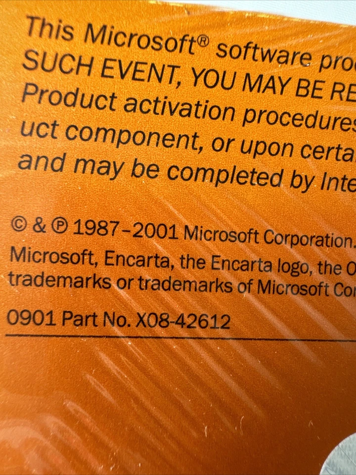 Microsoft Works Suite 2002 w/ Product Key (5-Disk Set) SEALED - Image 3 of 4