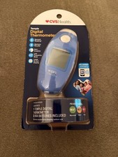 CVS Health Temple Digital Thermometer 6 Second Reading, 9 Memory Recalls