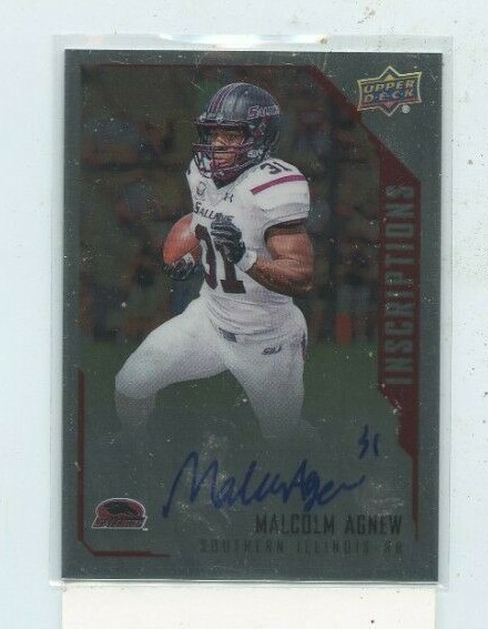 Malcolm Agnew 2015 Upper Deck Inscriptions Autograph Auto AM 