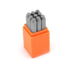 Metal Stamp Number Set, ImpressArt Newsprint Font Steel Punches Jewelry Stamping