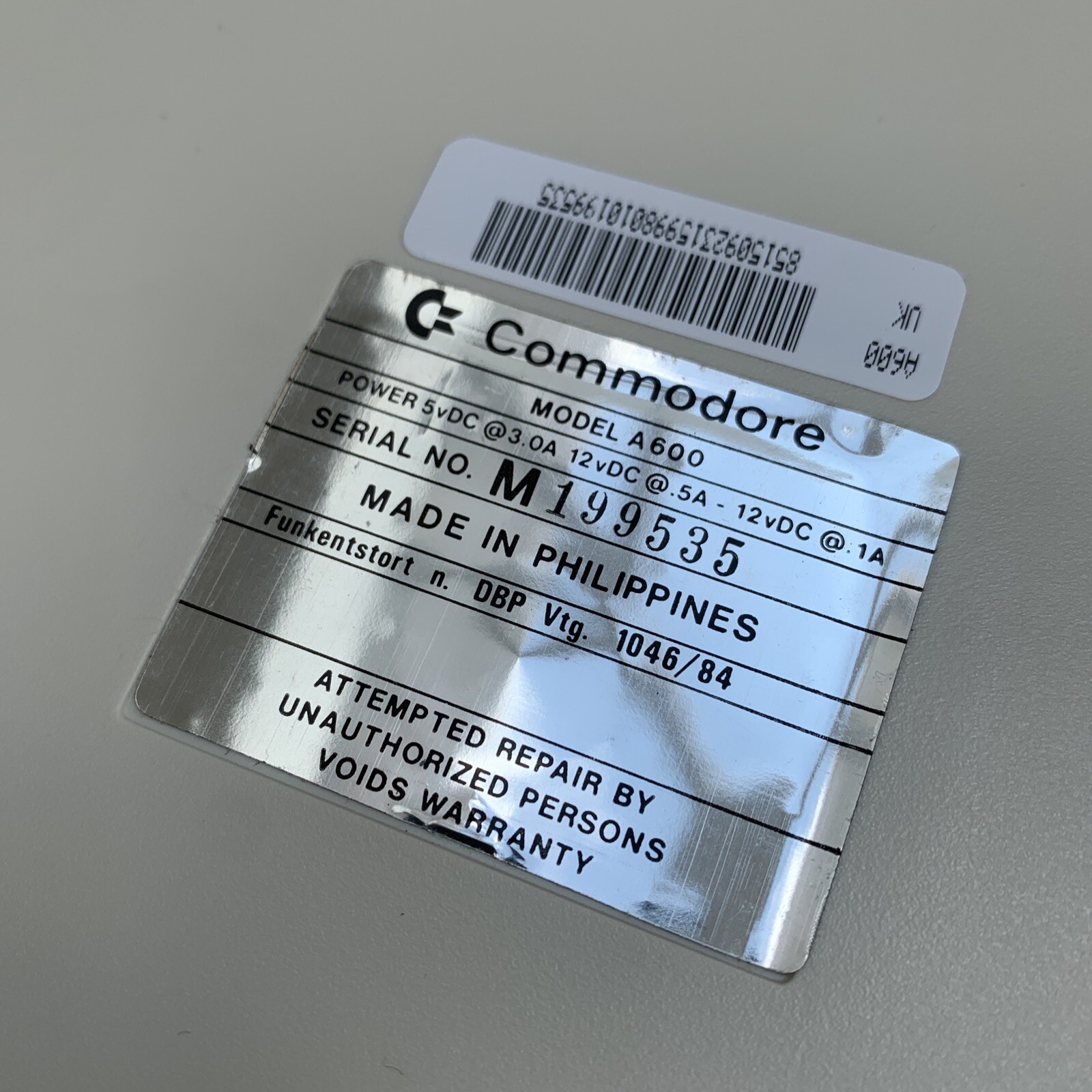 Commodore Amiga 600 - Fully Boxed Original Condition - Factory sealed! CLEAN A+ - Picture 13 of 23