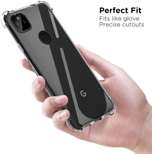 Pour Google Pixel 5 4A 5G Housse Slim Transparent Silicone Antichoc Gel TPU Etui - Photo 3 sur 10