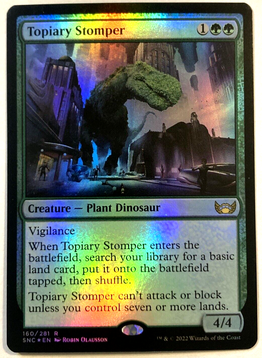 MTG Topiary Stomper *FOIL* Streets of New Capenna 160 NM | eBay