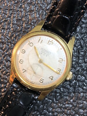 Vintage Swiss Pontiac Nageur Mechanical 30mm Watch Sub Dial Second