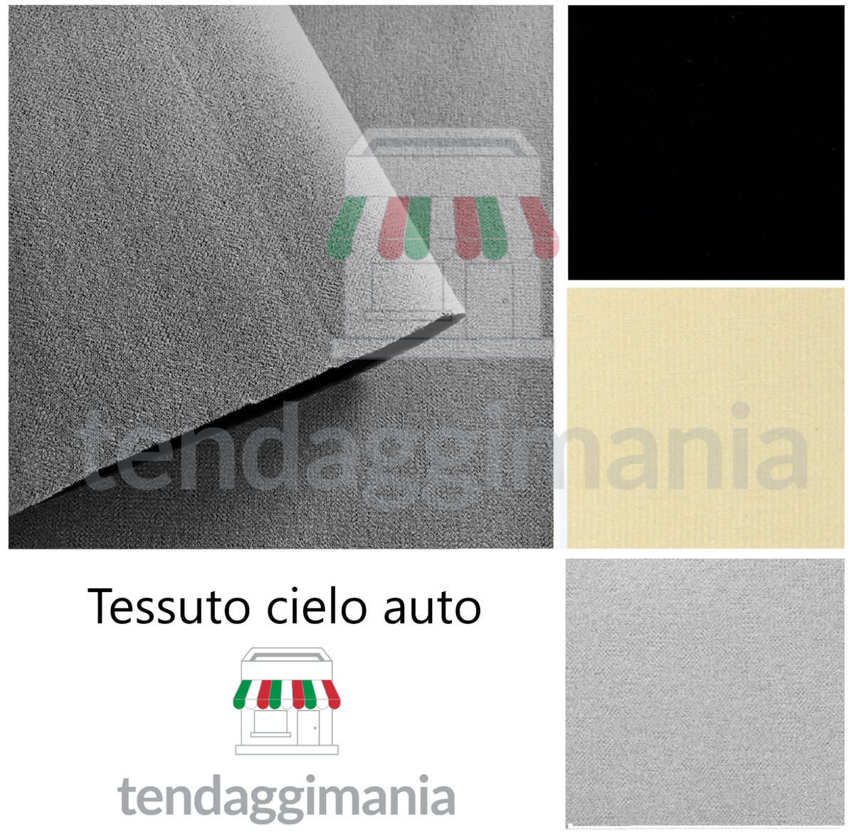 Telo Coprimoto Aprilia Tessuto Per Rivestimento Tettuccio Auto - Venduto A Mezzo Metro, Colori Assortiti Telo Coprimoto Ducati