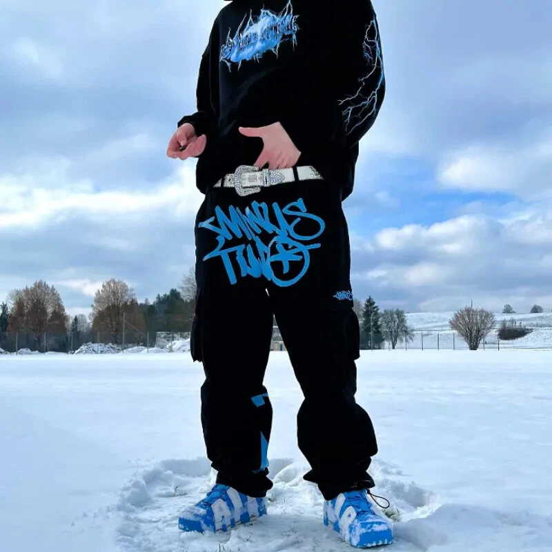 European And American Street Trend Cargo Pant Men Fashion Minus