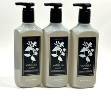 3 BATH  BODY WORKS VANILLA CLEANSING GENTLE GEL HAND SOAP WASH 8 OZ WHITE BARN