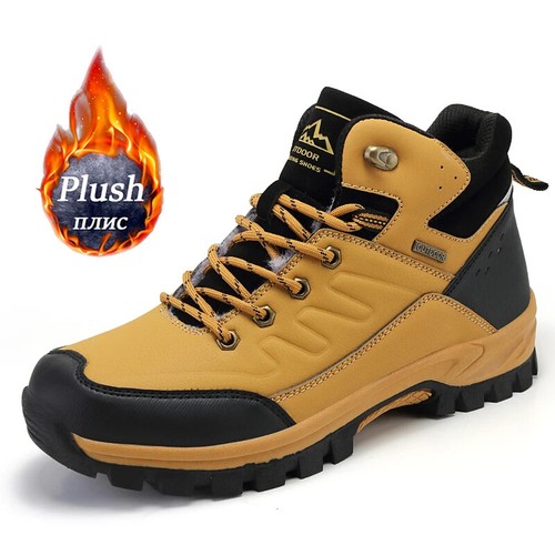 Para hombres Tenis Exterior Antideslizantes Escalada Senderismo Zapatos Botas para Nieve Botines - Imagen 21 de 39