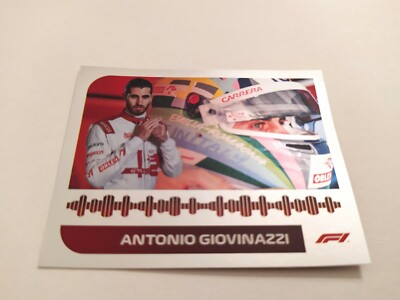 2021 TOPPS F1 OFFICIAL STICKERS CHROME YOUTHAZZI n 174 NEW NEVER ATTACHED