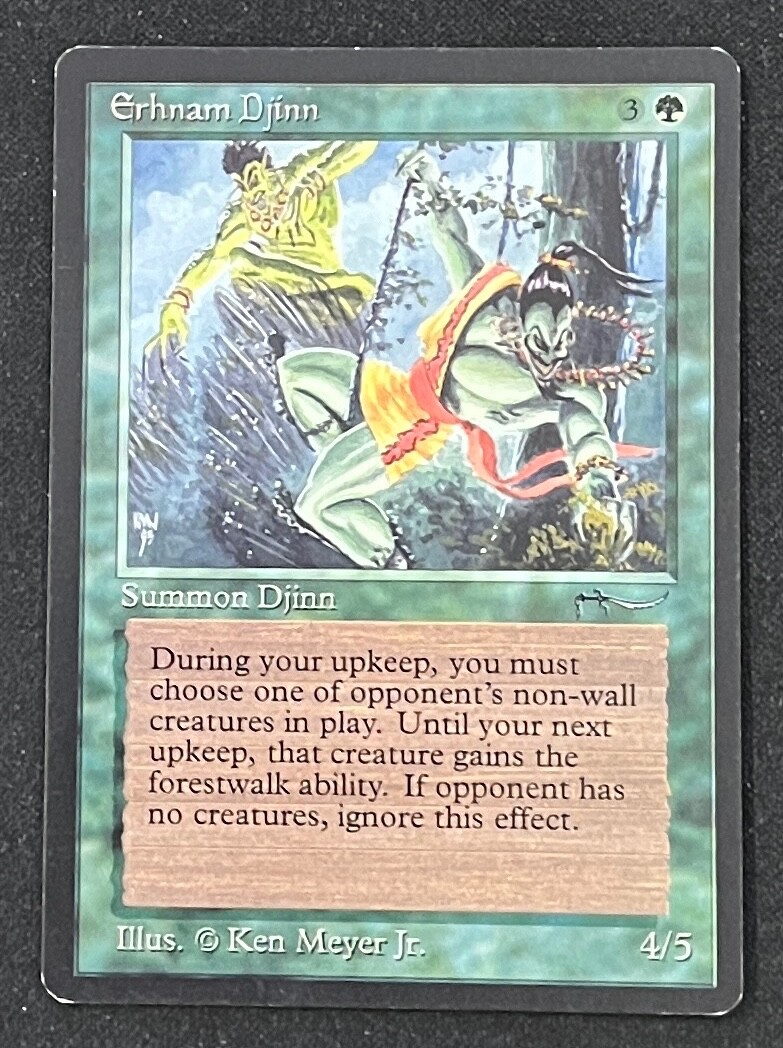 MTG ERHNAM DJINN Arabian Nights (OldManMTG 008-590) | eBay