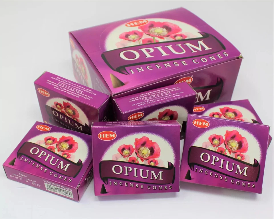 Hem Opio Incienso Cono Dhoop Paquete de 12 10 Conos Cada 120 Contiene Foto 2 de 3