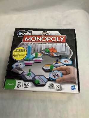 U-Build Monopoly Board Game Parker Brothers Hasbro