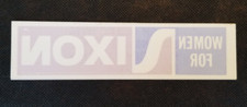 Vintage 72 Women for Nixon Bumper Window Sticker Presidential Campaign 7.25 x 2