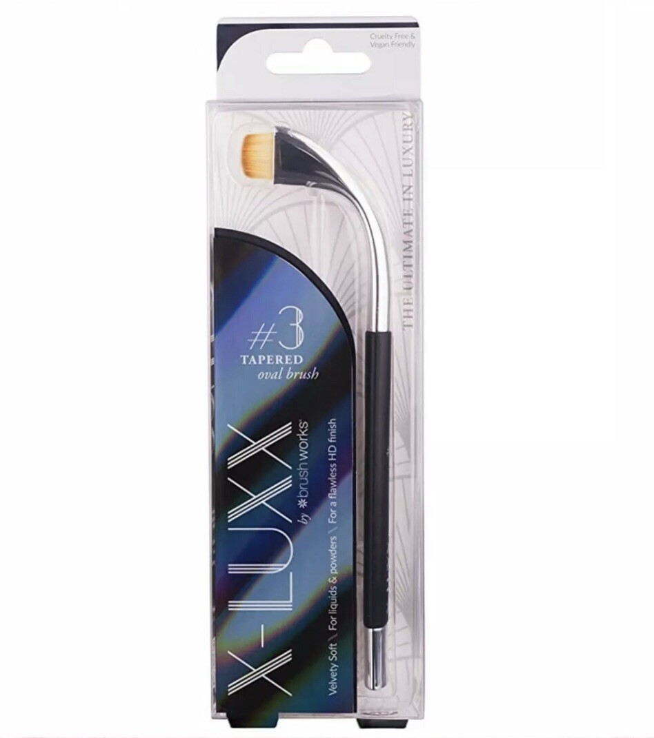 BRUSHWORKS X-LUXX #3 Tapered Oval Brush RRP £11.99 BOXED - FREE P&P