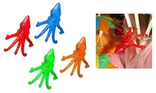 Multi Colored Plastic Cocktail Octopus Drink Markers (72) - Drink Decorations
