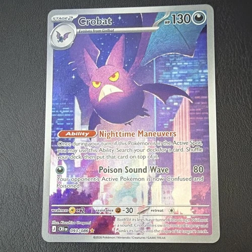 Crobat 093/086 - Pokemon TCG - Chaos Rising