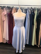 Mori Lee Bridesmaid, Social, Formal, Prom Dresses, size 16, Color Fog light blue