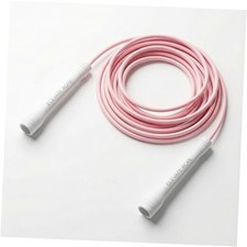 Professional Beaded Jump Rope - 3m Adjustable, Quality Beads  Poly Matte Pink