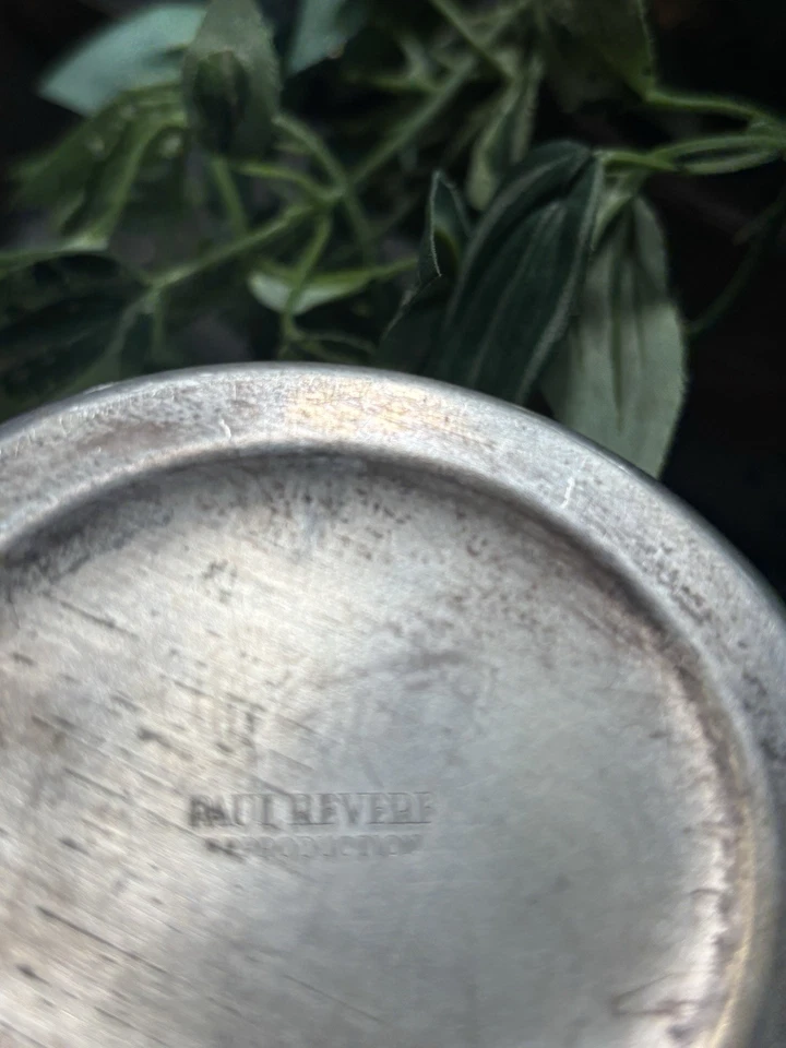 Винтажный классический посеребренный кувшин для воды Paul Revere репродукция - Изображение 3 из 3