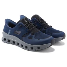 Men's Skechers Slip-ins Glide-Step Pro Sneaker  Navy/Grey Wide Size