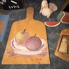 Lot Country Primitive Vtg Handmade Decor  Wood Farmhouse Mini